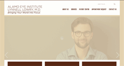 Desktop Screenshot of alamoeyeinstitute.com